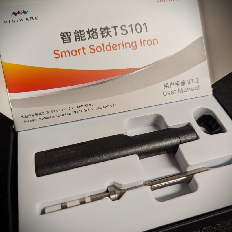 Miniware TS101 Smart Soldering Iron Kit With TS I Tip