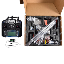 Open product box and remote controller