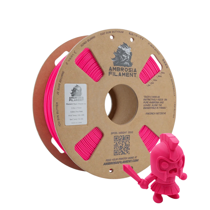 Ambrosia ASA Filament - Hot Pink