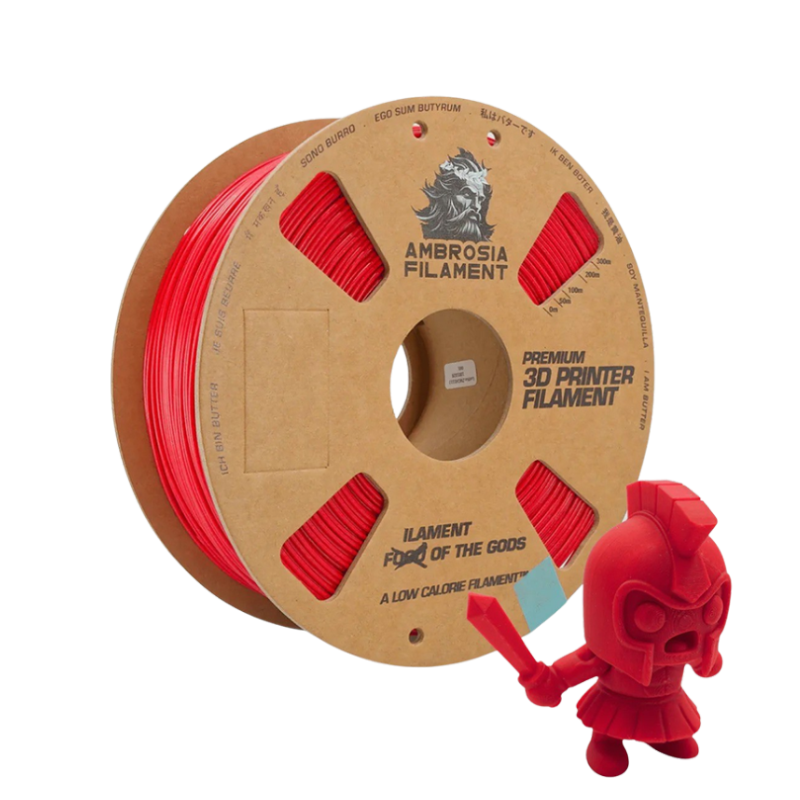 Ambrosia PLA Galactic Filament - Glitter / Sparkle - Holiday Red