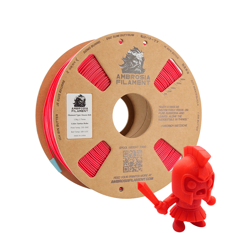 Ambrosia PLA Galactic Filament - Glitter / Sparkle - Santa's Robe