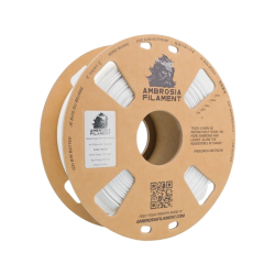 AMBROSIA Filament of the Gods - PETG - 1KG - 1.75mm (Multiple Colors) - White