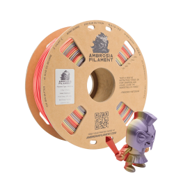 AMBROSIA Filament of the Gods - PLA - Silk - 1KG - 1.75mm (Multiple Colors) - Rainbow Silk