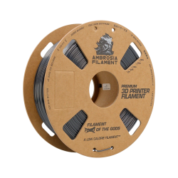 AMBROSIA Filament of the Gods - PLA - Silk - 1KG - 1.75mm (Multiple Colors) - Metal Grey