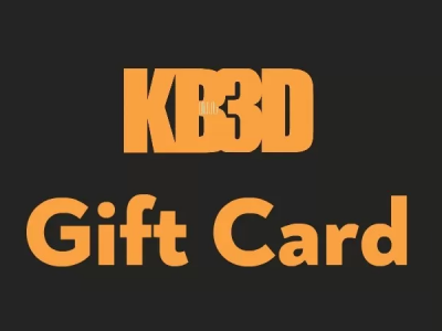KB3D Gift Card - $1 - $500