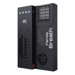 Panda Breath two-piece system with heater and replaceable air filter cartridge