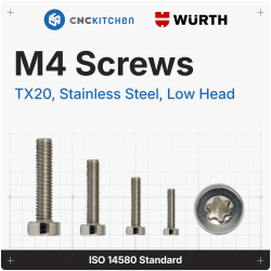 M4 Metric Torx T20 Screw...