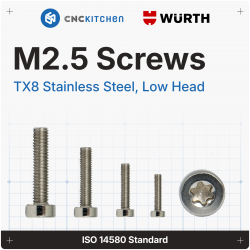 M2.5 Metric Torx T8 Screw...