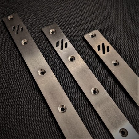 Titanium Extrusion Backer Set - Voron V2.4 / Trident - Multiple Styles