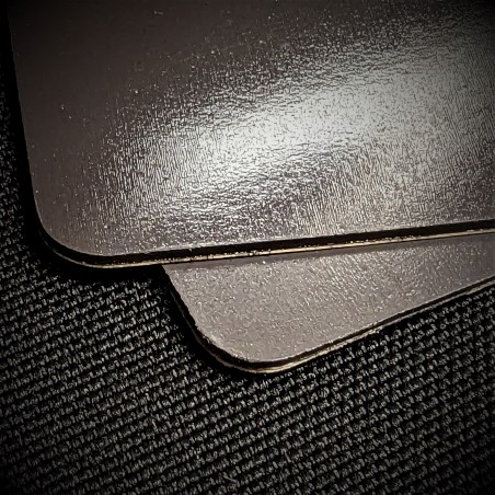 Trendform-Bloc - Set Di 4 Magneti Circolari Da Ufficio - 23x9 Mm - Fissaggio Nero Con Base In Feltro Antigraffio