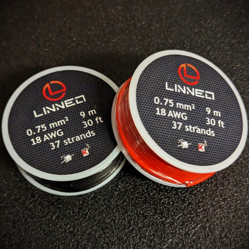 Linneo 18AWG / 0.75mm - FEP wire - 9 Meters - Linneoflon