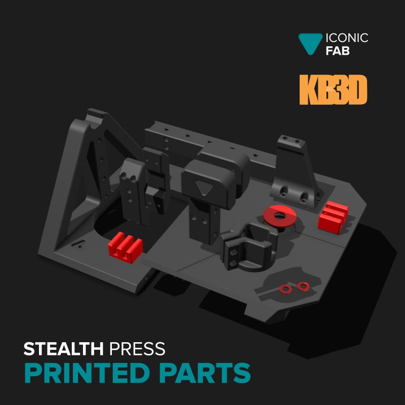 Printed Parts Kit - Stealth Press