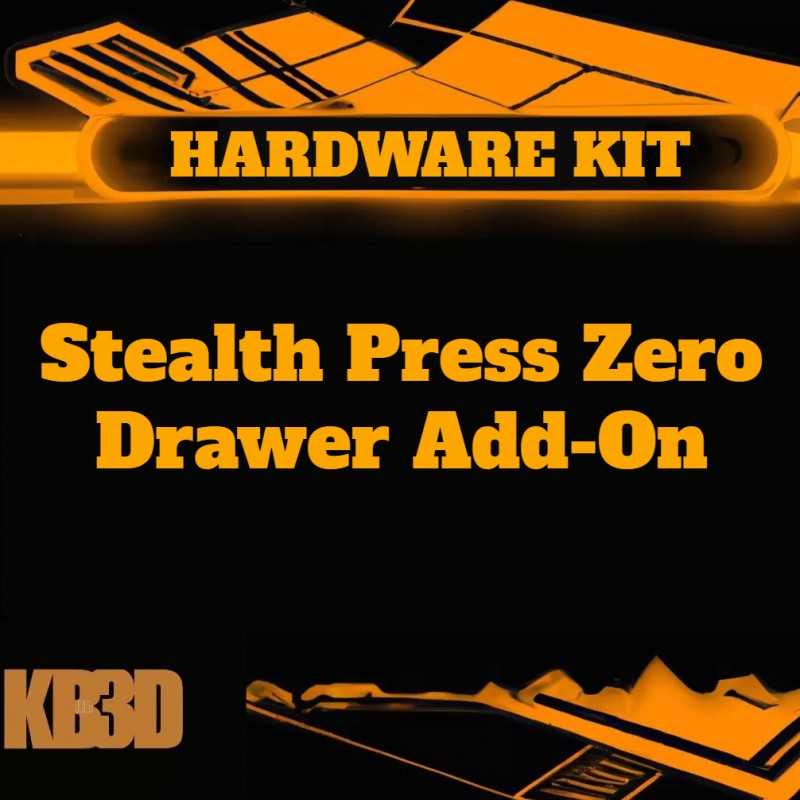 Stealth Press Zero Drawer Add-On Hardware / Fastener Kit