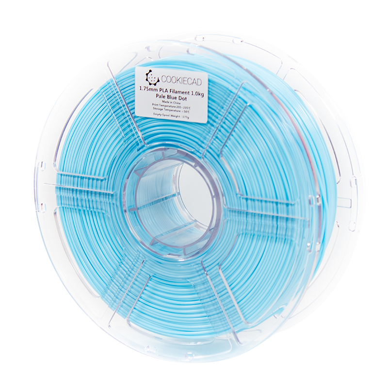 Cookiecad Filament - Pla - Pale Blue Dot - 1kg - 1.75mm