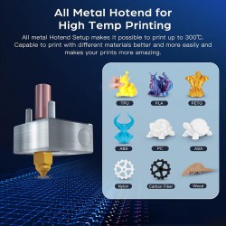 All Metal Hotend for High Temperature 3D Printing