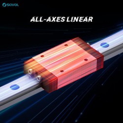 MGN linear rails on all axes for smooth precise motion