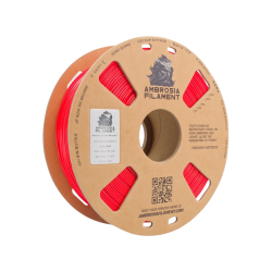 AMBROSIA Filament of the Gods - Uber ABS+ - 1KG - 1.75mm (Multiple Colors) - Red