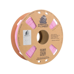 AMBROSIA Filament of the Gods - Uber ABS+ - 1KG - 1.75mm (Multiple Colors) - Pastel Pink