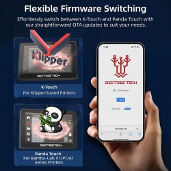 Flexible firmware switching between the Bambu Lab default and K-Touch for Klipper based 3D printers