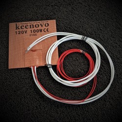 120V 110W Keenovo Silicone Heater - 100x100mm