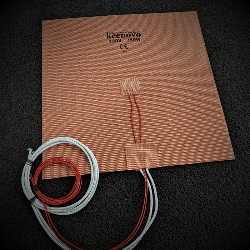 120V 750W Keenovo Silicone Heater - 300x300mm