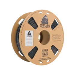 AMBROSIA Filament of the Gods - Uber ABS+ - 1KG - 1.75mm (Multiple Colors) - Black