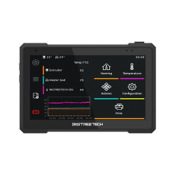 Front view of the BIGTREETECH Pad 7 Touchscreen Display