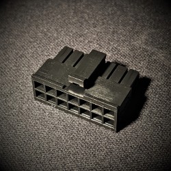 Molex Microfit 3.0 Receptacle - Dual Row - 14 Pin - Rear View