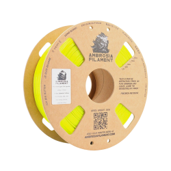 AMBROSIA Filament of the Gods - PLA - Glitter / Sparkle - 1KG - 1.75mm (Multiple Colors) - Galactic Yellow