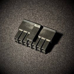 Molex Microfit 3.0 Receptacle - Dual Row - 14 Pin - Front View