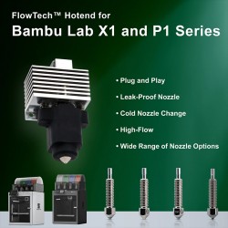 Micro Swiss FlowTech Hotend for Bambu Lab X1 and P1 Printers