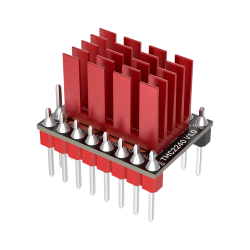 BIGTREETECH TMC2240 V1.0 stepper motor driver with red aluminum heatsink