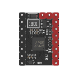 Driver circuit board bottom view showing chip and electrical diagram
