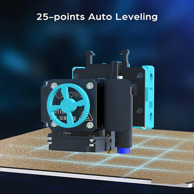 25 point auto bed leveling feature