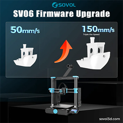 Firmware Update increases print speed by 3x