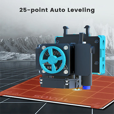 25-point auto bed leveling