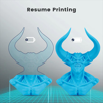 resume printing feature