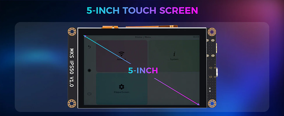 5-inch Touch Screen for the Sovol SV08