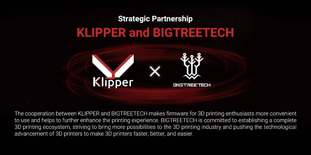 Strategic Partnership between Klipper and BIGTREETECH