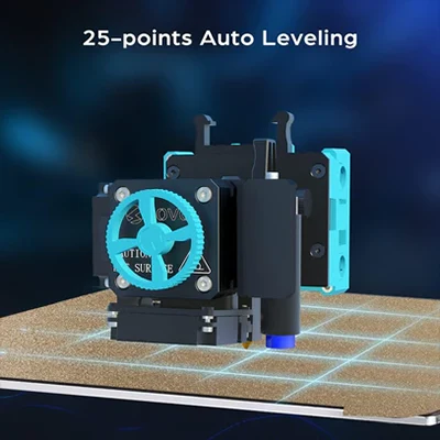 25 point auto bed leveling with inductive probe